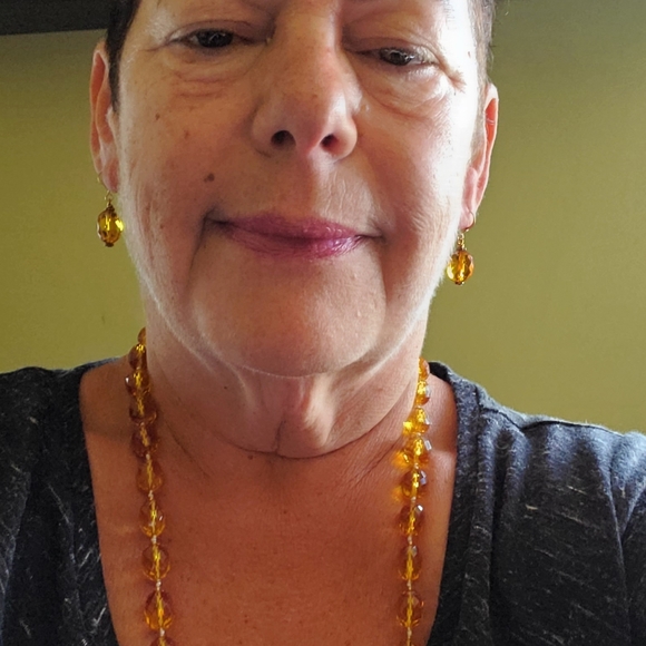 NIB Citrine Necklace, Bracelet & Earring Set - Picture 12 of 13